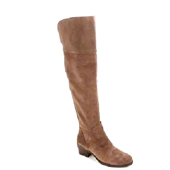 Vince Camuto Briella Taupe Over the Knee Boots 8 - Picture 1 of 13
